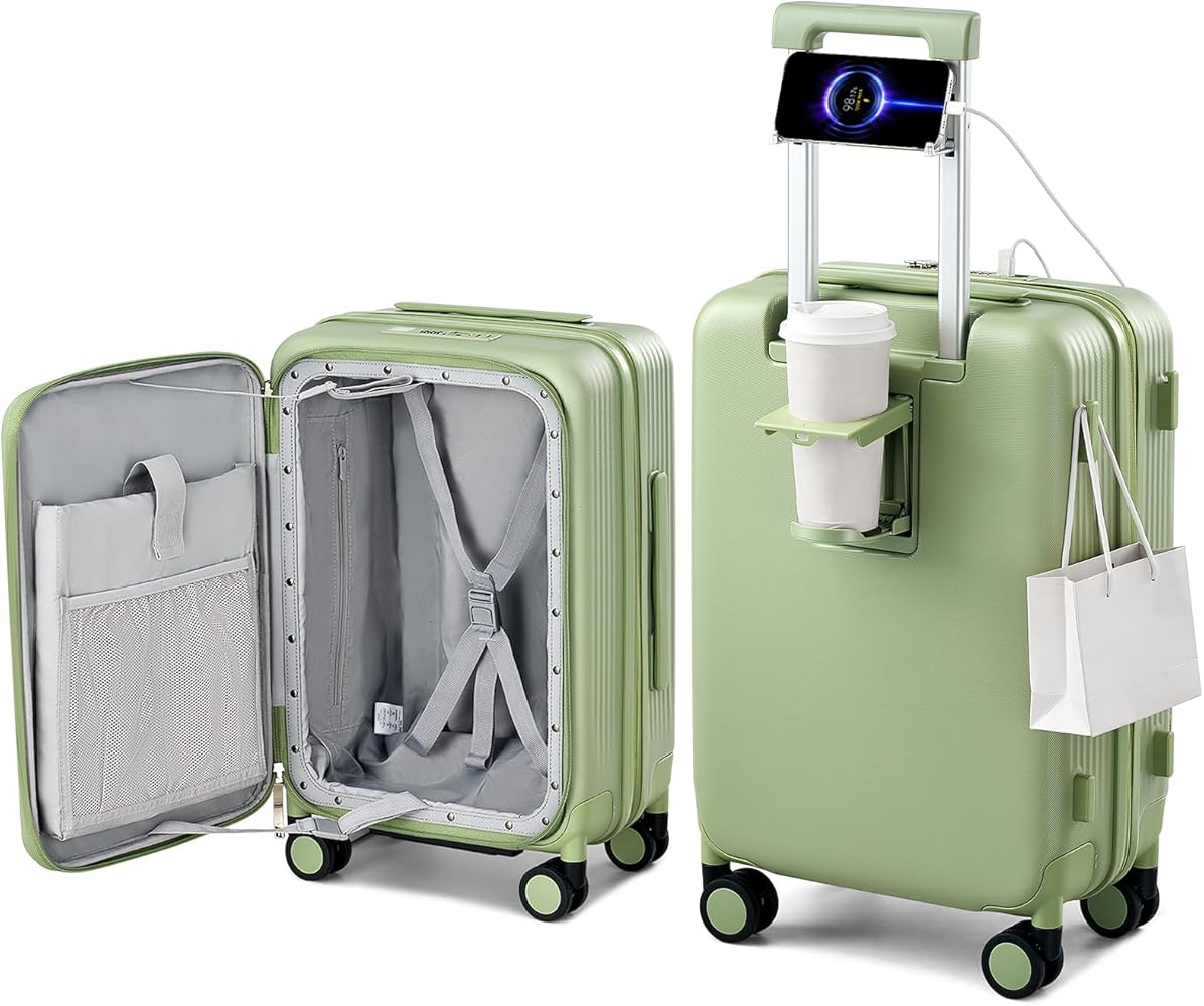Amazon.com | Hanke 20 Inch Expandable Carry On Luggage Airline